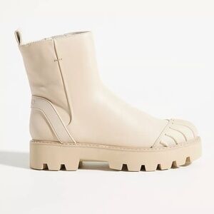 Leather Anthropologie NWT Franco Sarto Brandie Lug Sole Boots Size 7,5.